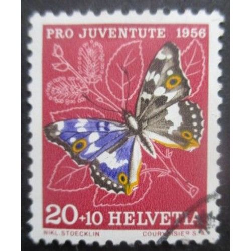 Suisse N°583 Papillon Oblitéré