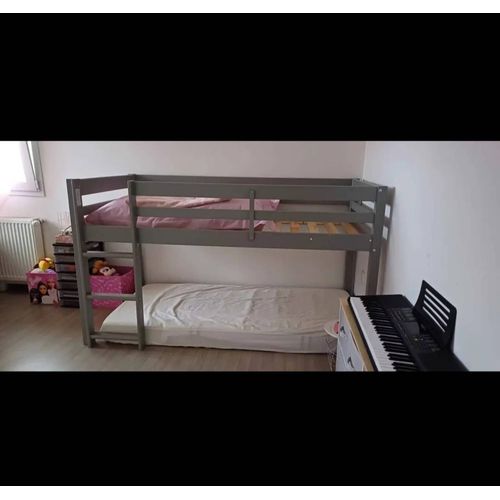 Lit Mezzanine Gris