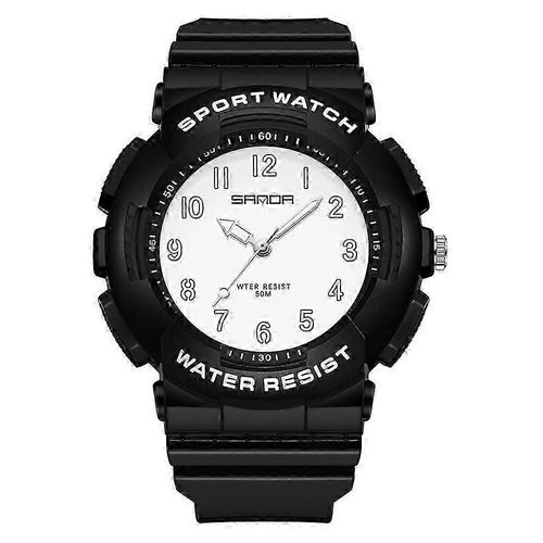 Montre, Enfants, Analogique, Quartz, Caoutchouc, Étanche, Sports