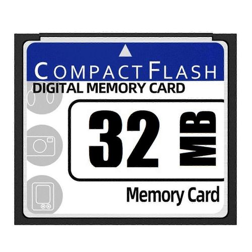 Carte mémoire Compact Flash 32 Mo pour appareil photo, machine publicitaire, carte informatique industrielle