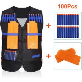 Costumes pour Nerf Accessoires de pistolet Équipement tactique Navette de  balle Bullet Clip Compatible pour Nerf Gun Enfant Jouet de plein air