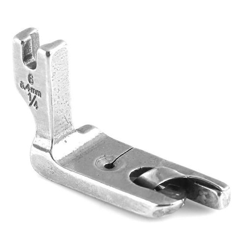 Universel Industriel À Aiguille Unique Fat Bed Machine À Coudre Roulé Ourlet Pied-De-Biche (6.4mm)