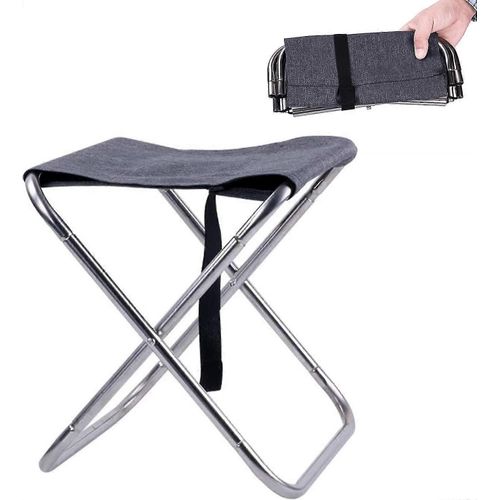 Mini Tabouret De Camping Pliant, Petits Tabourets Portables Pour La Randonnée En Plein Air Bbq Rest, Siège De Pêche Léger Pour Adultes