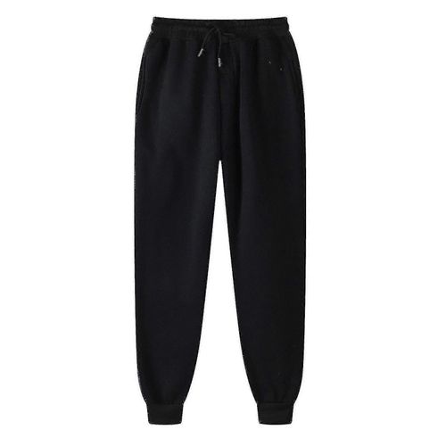 Mens Pants Pants Sweatpants Hip-Hop Pants Legging Padded Casual Pants-Xxl-Black