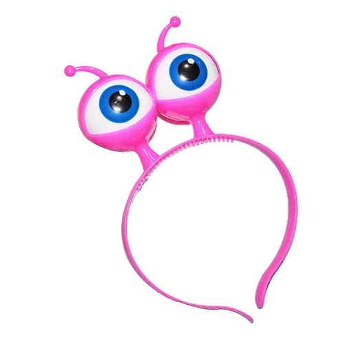Alien Eyeball Led Hair Hoop Flashing Headband Children Adult Hairband For Stage--Pink