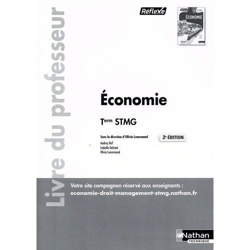 Economie Tle Stmg - Livre Du Professeur
