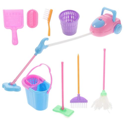 9 PCS Bien Conception Drôle De Nettoyage Jouet Enfants Mini Maison De Nettoyage Équipement Jouet
