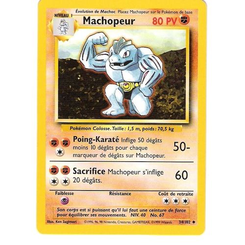 Machopeur (Set De Base, Vf, N°34/102)