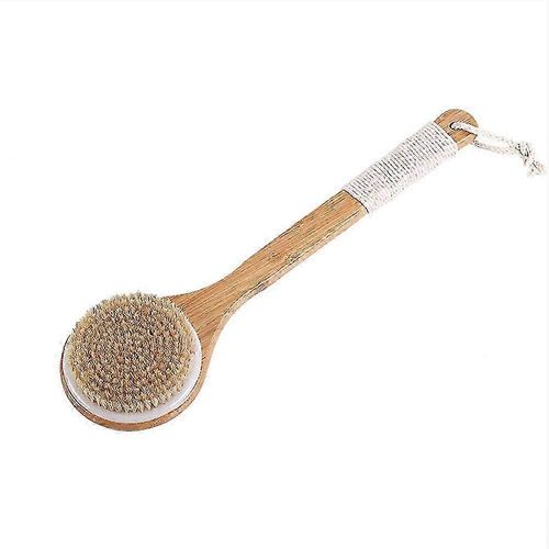 Brosse De Douche, Manche Long, Poils Souples Et Rigides, Autolaveuse Pour Le Corps 