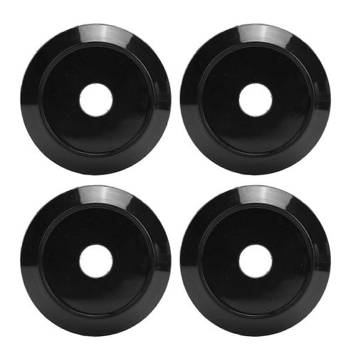 64mm 4pcs Voiture Roue Centre Moyeu Capuchon Antirouille Noir Pneu Jante Couverture Universelle Pour Véhicule