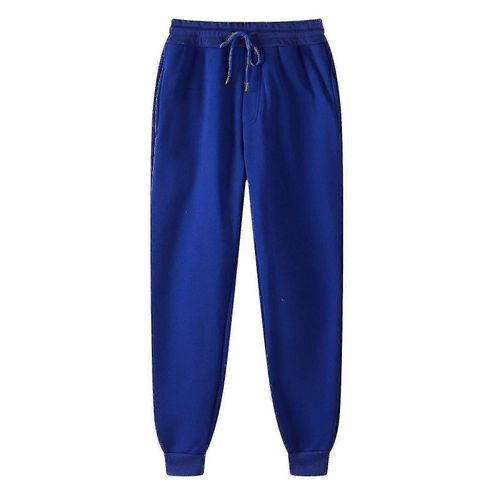Mens Pants Pants Sweatpants Hip-Hop Pants Legging Padded Casual Pants-M-Blue