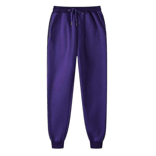 Mens Pants Pants Sweatpants Hip-Hop Pants Legging Padded Casual Pants-Xxl-Purple