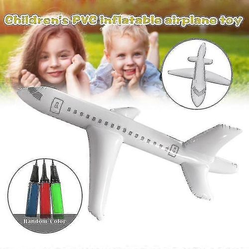 Super Cool Inflatable Toy Airplane Large Inflatable Airplane Aircraft Model For Kids(1 Pcs, White)---Générique
