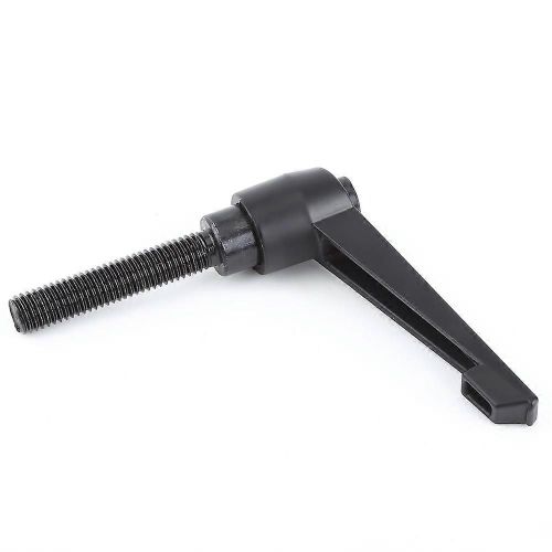 Vis à filetage mâle de verrouillage de poignée de levier réglable noire (M10 * 40)