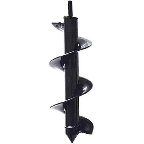 Remplacement pour Essence Électrique Perceuse Marteau Sol Tarière Foret Jardinière Jardin Tarière Trou Digger Tête Noir 5 * 22cm