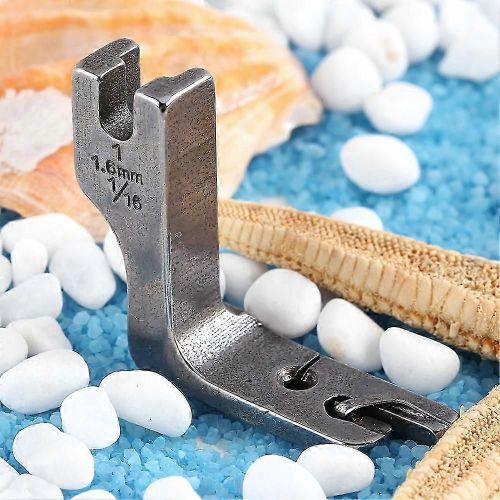 Universel Industriel Aiguille Seule Fat Bed Machine À Coudre Roulé Ourlet Pied-De-Biche (1.6mm)
