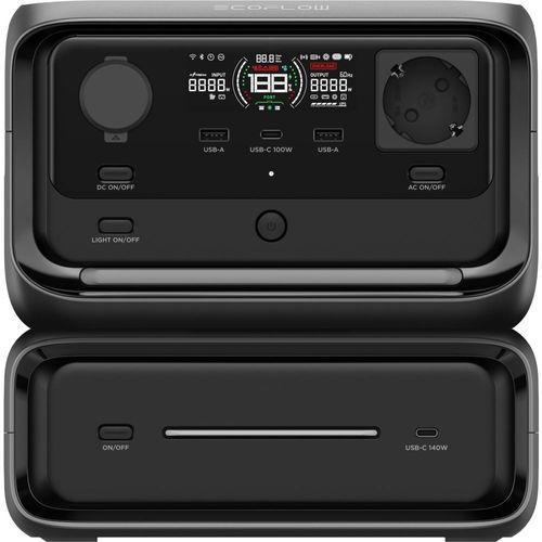 Batterie de démarrage - EcoFlow - RIVER 3 Max - Haute performance, système ASI, capacité extensible, batterie EB300 incluse
