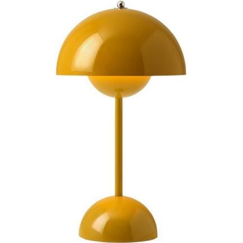 Lampe De Table Flowerpot Vp9 À Batterie Pour L'extérieur - Moutarde - Taille Unique
