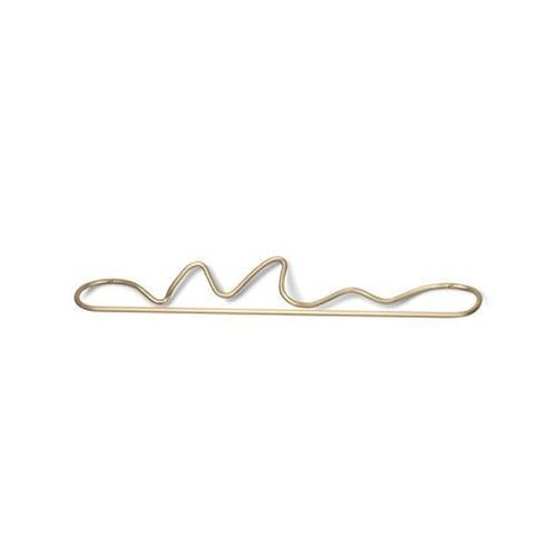 Porte-serviettes Curvature - laiton - Taille unique