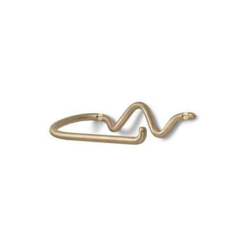 Porte papier toilette Curvature - laiton - Taille unique