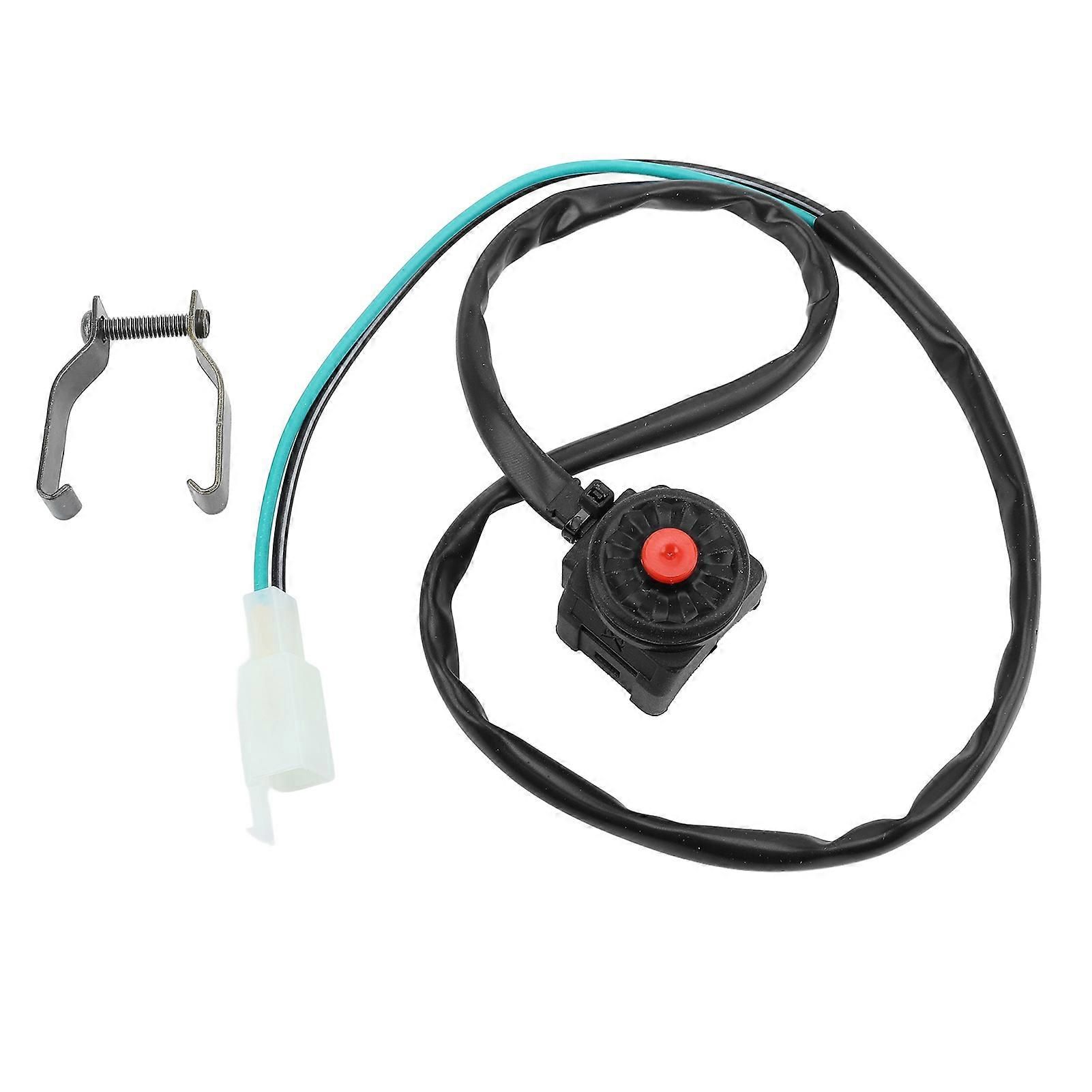 22mm Moto Kill Switch 64cm Longueur De Fil Universal Moto Moto Mote...