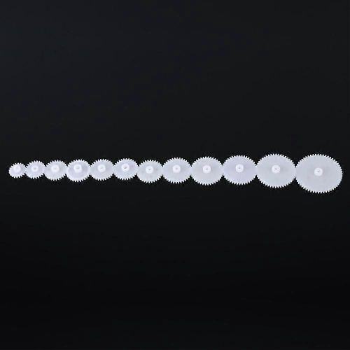 12pcs Kits D'engrenages En Plastique Ensemble D'engrenages De Moteur Ensemble D'assemblage Pour Robot Jouet Automobile Voitures Diy