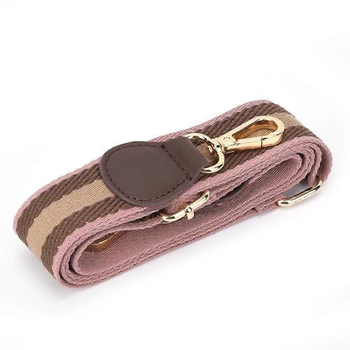 Sac Sangle Cuir Sac À Main Incliné Réglable Sac Ceinture Pièce De Rechange Manuel Sac Diy Accessoire 3.8cmpink Coffee