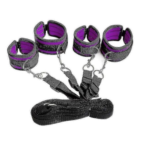Ensemble De Poignets En Cuir Souple Kit De Bretelles Réglables Pour Main-Poignet-Cheville 2586 Walkbee