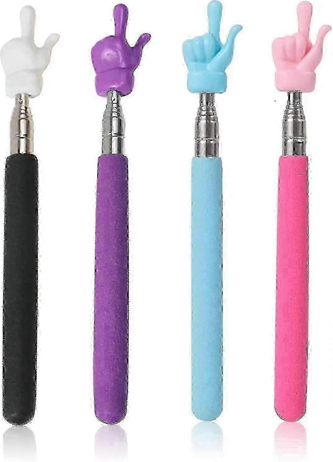 4pcs Enseignants Télescopiques Pointeur, Mini Pointeurs De Main Poi...