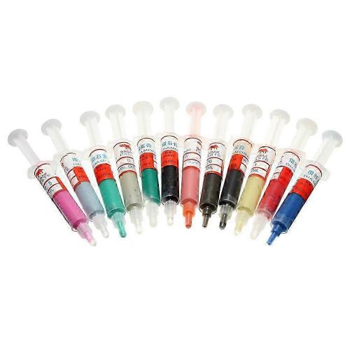 12 Pcs Diamant Polissage Pâte À Roder Seringues Composées 0.5-40 Micromètre 5