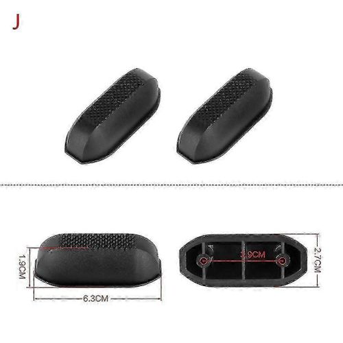1pair De Remplacement En Plastique Stud Luggage Feet Pads Pour Sacs À Bagages Valise Stand Feet