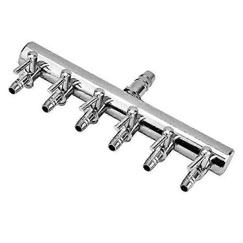 Stainless Steel Aquarium Air Control Valve, 4-Way Air Flow Distributor For Fish Tank Pump