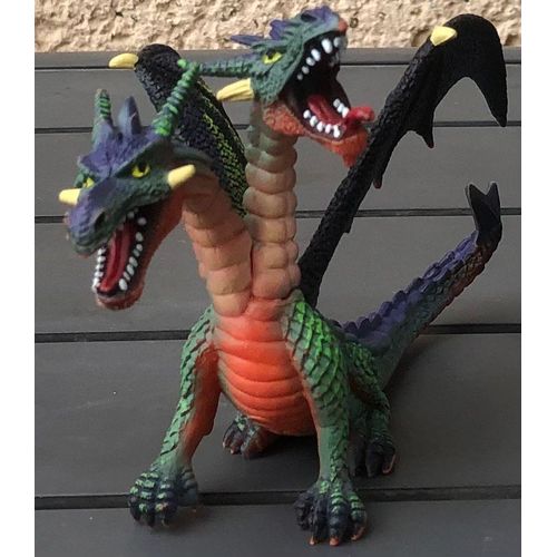 Figurine Dragon A Deux Têtes Bullyland, Hong, Jiang