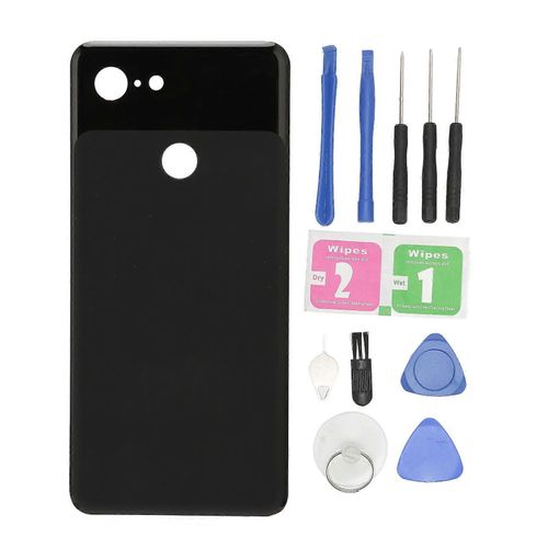 5.5 pouces Batterie Arrière Verre Couverture Arrière Remplacement Noir Batterie Arrière Boîtier Porte pour Google Pixel 3 G013A