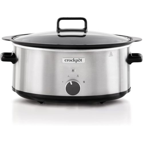 Crockpot Mijoteuse | 6,5 L (Plus De 8 Personnes) | Récipient Adapté Au Feu Fort Pour Dorer La Viande Et Les Légumes | Acier Inoxydable [Csc086X][IND6231524]