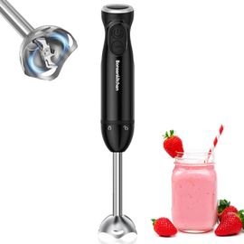 Mixeur Plongeant 1000W, Mixeur Plongeur En Acier Inoxydable, Vitesses Infiniment Variables, Facile Pour Aliments Pour Bébés, Soupe, Purée Et Sauce, Hb3201 (Noir)[IND6230573]