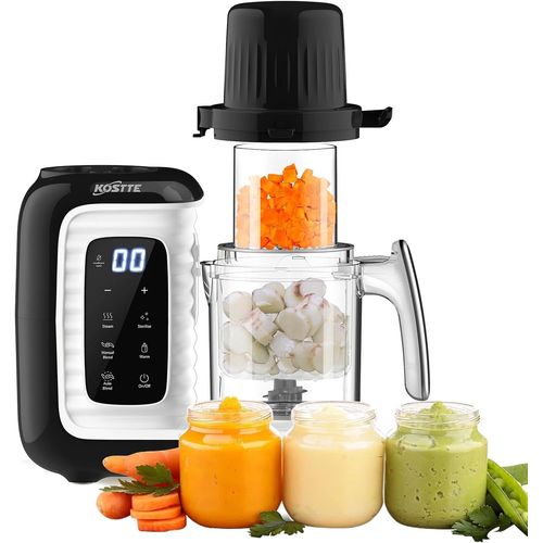 Cuiseur Mixeur Multifonctions, Robot Cuiseur Multifonctions, Cuisson Vapeur Rapide 15min, Mixeur, Blender Bebe, Réchauffe, Décongèle, Puree Bebe, Petits Pots Pour Bébé, Baby Food M[Ind6230204]