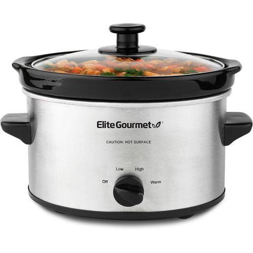 Mst-275Xs Mijoteuse Ovale À Température Réglable Pour Entrées, Sauces Et Plats Mijotés, Couvercle En Verre Et Cuve Lavables Au Lave-Vaisselle, 1,9 L, Acier Inoxydable[IND6231001]