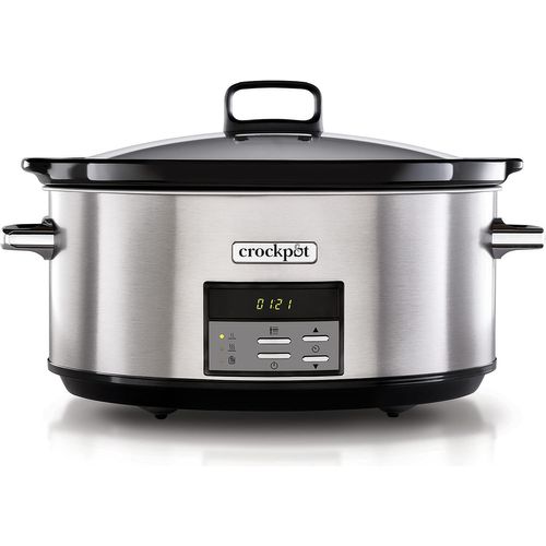 Mijoteuse Numérique Avec Cocotte Compatible Four | 7,5 L (10 Personnes Ou Plus) | Compatible Lave-Vaisselle | Acier Inoxydable [Csc063X][IND6230430]