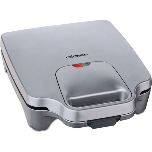 6269 Appareil À Croque-Monsieur Xxl Pour 4 Sandwichs Divisés En Diagonale, American Toast, Remplissage Xxl, Information Optique, 1800 W, Argenté[IND6231457]