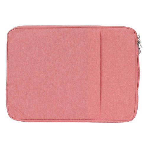 Housse pour ordinateur portable 15,6 pouces 39x29x2cm Double couche Design Polyester Étui de transport pour ordinateur portable OS Laptop Pro pour HP pour DellPink