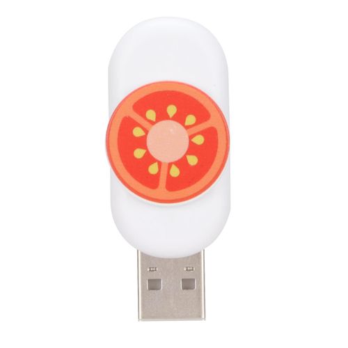 Dessin animé U disque tomate apparence bouton style mini lecteur flash portable dispositif de mémoire64GB