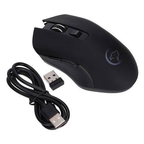 Souris sans fil Souris USB muette rechargeables Connexion ergonomique 2,4 GHz Fournitures informatiques