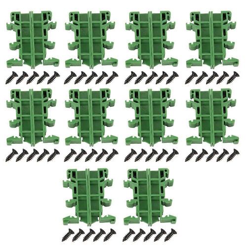 10sets 35mm PCB DIN C45 Rail Adaptateur Circuit Imprimé Support De Montage Support Stand