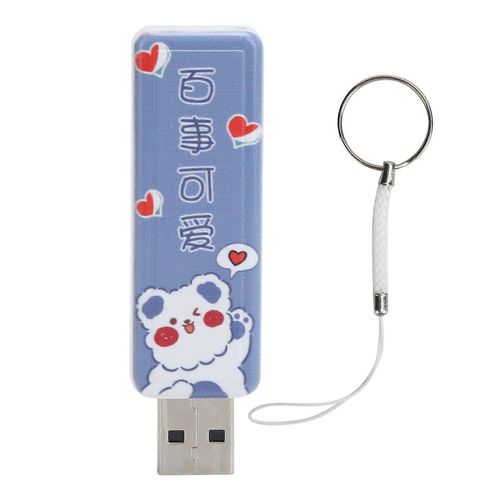 U Disque PushPull USB2.0 Mémoire Voiture Flash Drive Cadeau Accessoires Informatiques Dessin Animé Motif(32GB)