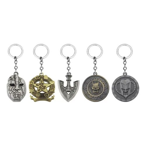Lot de 5 porte-clés pour JoJo Cosplay, pendentifs, pour flèche Requiem