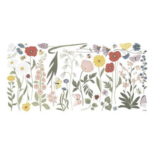 Stickers muraux fleurs sauvages WILDFLOWERS - Taille unique