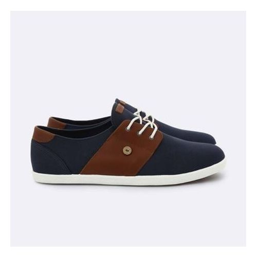 Faguo Tennis Cuir Cypress Bleu