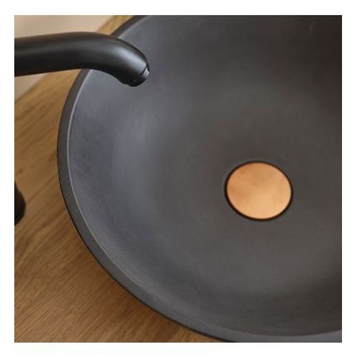 Bois Dessus Bois Dessous - Vasque Bol En Beton Gris 37 Cm  - Gris