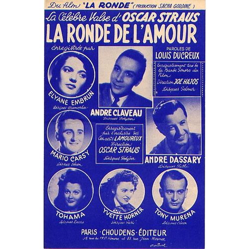 La Celebre Valse D'oscar Straus "La Ronde De L'amour"